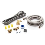 Frigidaire Deluxe Dishwasher Install Kit, Stainless Steel